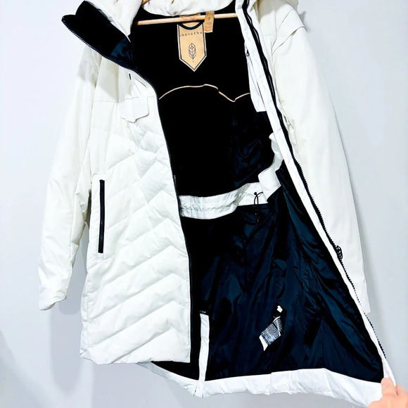 INDYEVA Leggero Cream Waterproof Down Coat - Picture 4 of 16